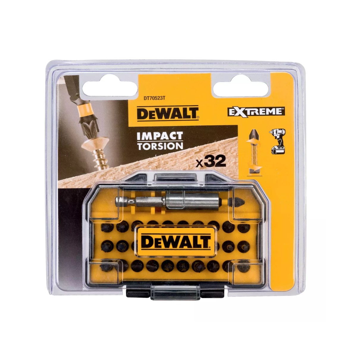 Dewalt uzgaļu komplekts Flextorq 32gb.
